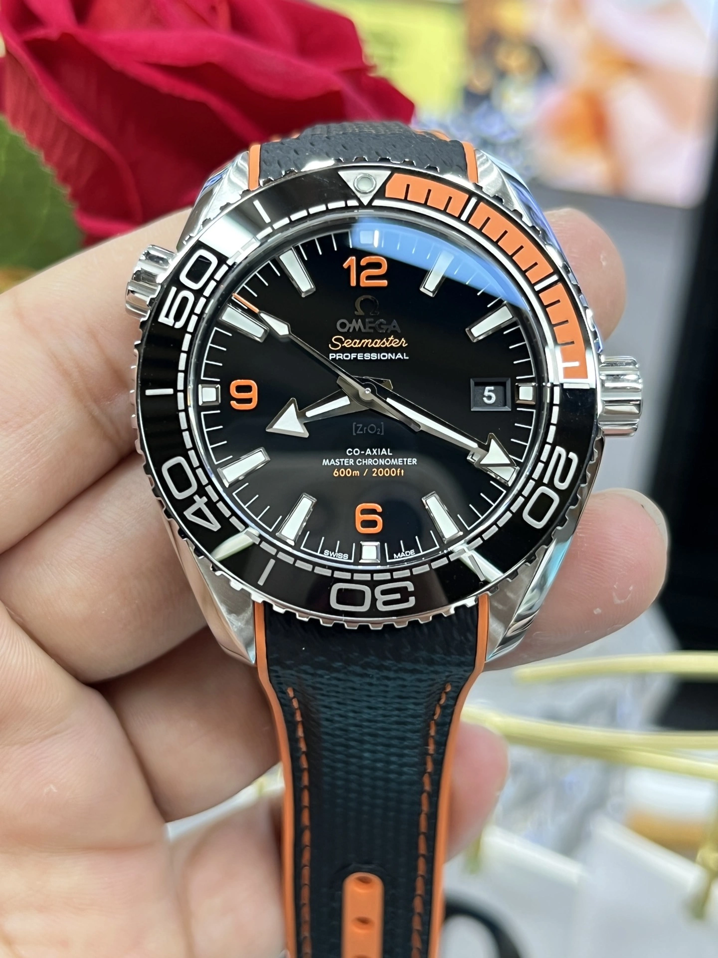 CBD Factory Omega Seamaster Planet Ocean 600M 43.5mm Black Orange Dial (215.32.44.21.01.001) 1:1 Super Clone – DD8900 Movement Chic 217